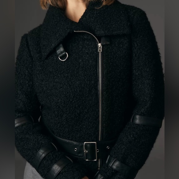 Anthropology CHRLDR Milki Cropped Teddy  Bear Jacket. Supper soft. Price firm. - Picture 3 of 6